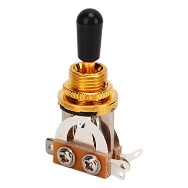 Imagem de Interruptor de alternância de guitarra, metal fácil instalação Loe Noise seletor de guitarras elétricas cor dourada boa qualidade de som para substituição
