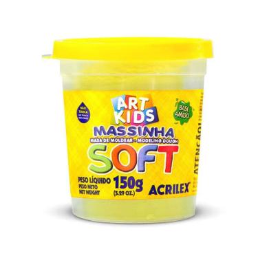 Imagem de Massa de modelar Soft 150g Amarelo Limão 102 Acrilex