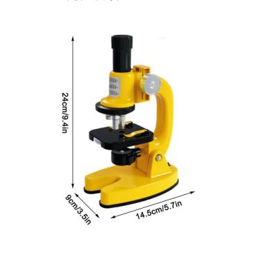 Imagem de Hd 1200 vezes conjunto de brinquedos de microscópio equipamento de experimento de ciência biológica infantil ciência educacional e presente de educaçã