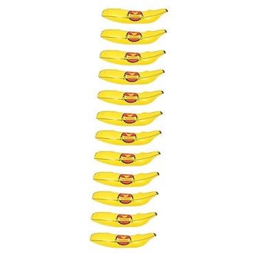 Imagem de NOLITOY 12 Peças Banana Inflável Banana Flutua Decoração De Piscina Ao Ar Livre Balões De Mylar De Frutas Balão De Fruta Balões De Frutas Decoração Ao Ar Livre Bebê Adulto Pvc Bóia