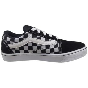 Imagem de Tênis Infantil Masculino Feminino Best Star Preto Xadrez (Preto, BR, Criança de 9 a 12 anos, Numérico, 34)