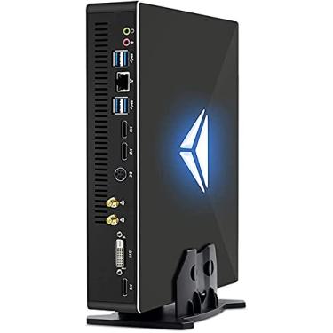 Imagem de Partaker Mini PC para jogos, computador desktop, potente mini PC com processador Core i9 10900F Octa Core, 32GB DDR4 240GB SSD 1TB HDD, GTX1050Ti, 4K, capacidade para monitor duplo, Win10 Pro