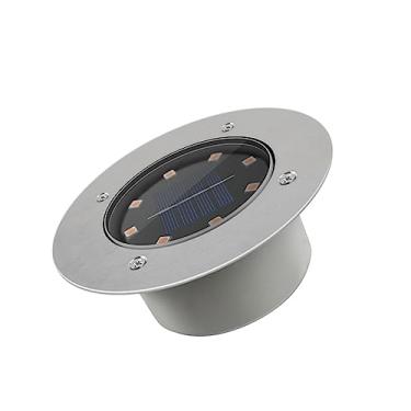 Imagem de Gadpiparty Luz De Chão Conduzida Iluminação Solar Paisagística Solar Ao Ar Livre Luzes Solares Conduzidas Luz Solar Luz Conduzida à Terra Luzes De Escada Led Conduziu Luz De Carregamento