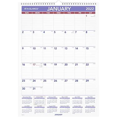 Imagem de Calendário apagável 2022, agenda de parede apagável a seco da AT-A-GLANCE, 30 x 43 cm, pequeno (PMLM0228)