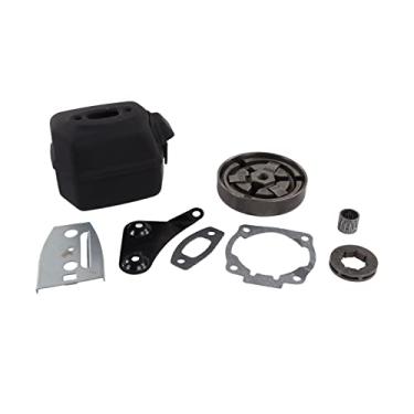 Imagem de Silenciador de Escapamento de Motosserra, Acessórios, Acessórios para Embreagem, Kit de Tambor para Husqvarna, Silenciadores Pneumáticos de Jardim