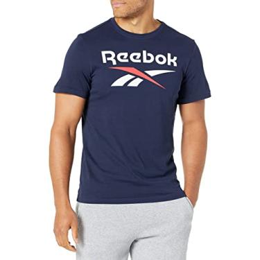 Imagem de Reebok Camiseta masculina com logotipo grande