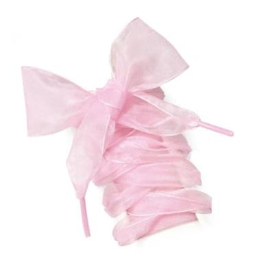 Imagem de Width Flat Silk Satin Shoestrings Ribbon Shoe Laces Sneakers Sport Shoes Lace Bow Fashion Women Shoelaces (Color : Pink)