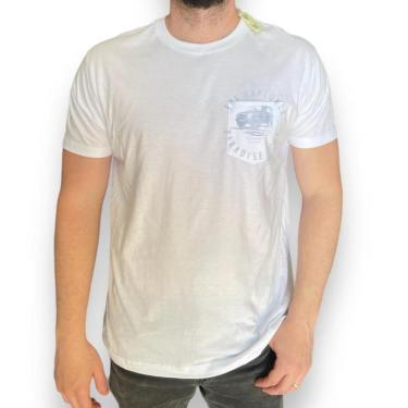 Imagem de Camiseta Richards Khaki Pocket Masculina Branca-Masculino