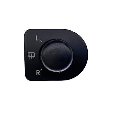 Imagem de 1J1959565F Compatível com Volkswagen Carocha Jetta Passat GTI Golf Preto Espelho Retrovisor Lateral Controlo de Aquecimento Botão Botão Carro Acessórios