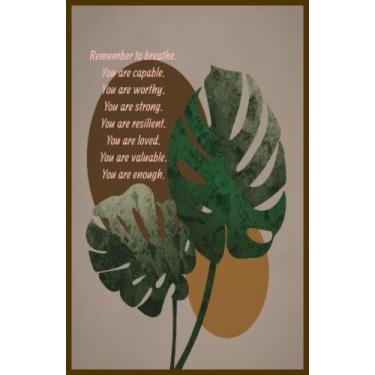 Imagem de Diário de oração de plantas e afirmações positivas: pautado na faculdade | Diário fofo para meninas adolescentes, jovens adultos e adultos 14 x 21,6 cm