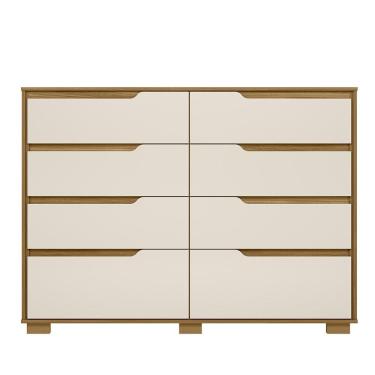 Imagem de Comoda Georgia Quarto com 8 Gavetas