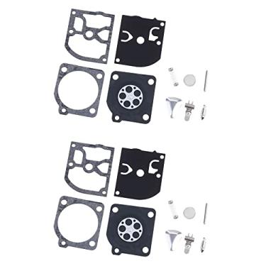 Imagem de 1 conjunto de kits de reconstrução de carburador para motosserras Zama RB-45 C1Q-EL1 C1Q-EL6 C1Q-M43 40 45 49 H55 H51 240R 245R PARTNER 400 (2 conjuntos)