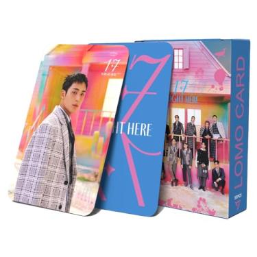 Imagem de KPOPBP Seventeen Photocards 2024 Novo álbum 17 IS RIGHT HERE Cartões de fotos 55 peças Kpop Merchandise Presente para fãs de Carat