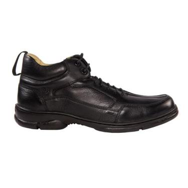 Imagem de Bota Masculina Em Couro Preto - Cód 7873 - Anatomic Gel