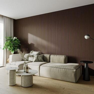 Imagem de Painel Ripado Flex Gold Concept Mdf Comum 18mm - 140cm X 270cm Canyon Art