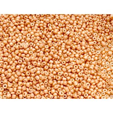 Imagem de Tamanho das contas de sementes: 11/0 50 g (pérola pêssego escuro)