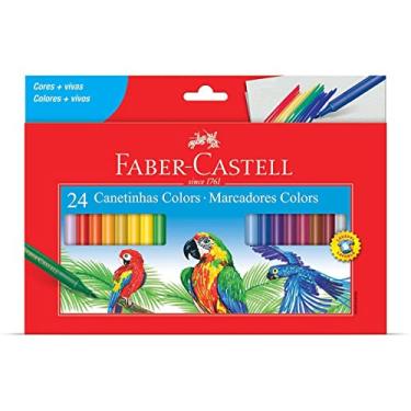 Imagem de Canetinha Hidrográfica 24 Cores, Faber-Castell