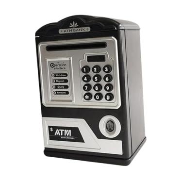 Imagem de menolana Cofrinho para caixa de economia de dinheiro, presente de feriado, lata de dinheiro, cofrinho para crianças de 3, 4, 5, 6, 7 e 8 anos de idade, Prateado