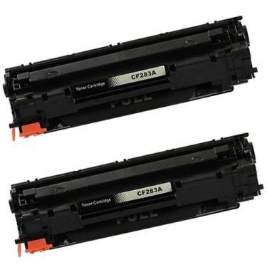 Imagem de Kit 2x Toner Compatível Cf283a 283a 283 83a M225 M225dw M127 - IMPORTE