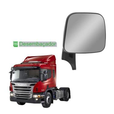 Imagem de Retrovisor Auxiliar p SC S5 P250 P270 P310 c Desembaçador LD - Fabbof
