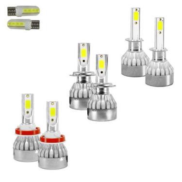 Imagem de Kit ultra led volkswagen saveiro g7 2017/2019 20000 lúmens 6500k (h1h7