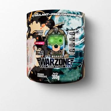 Imagem de Pre Workout Warzone Night Battle 360g - Pré Treino Sem Caféina Sabor Green Bomb(Maçã Verde) - Under Labz