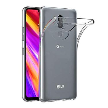 Imagem de Capa para LG G7 ThinQ/LG G7 Plus ThinQ (6,1 polegadas) MaiJin Capa Traseira Transparente de Gel de Borracha TPU Macio