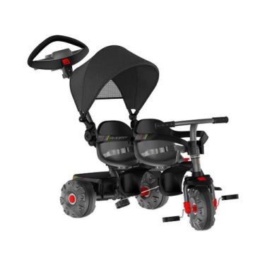 Imagem de Triciclo Infantil Duplo Smart 1314 com Capota  - Bandeirante
