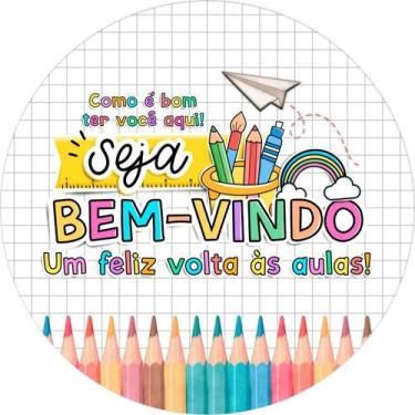 Imagem de Painel Festa Sublimado C/ Elástico 1,50m Volta às Aulas - Fadrix