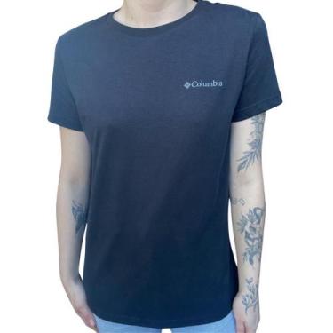 Imagem de Camiseta Columbia Feminina Naturally Boundless, G, Preto