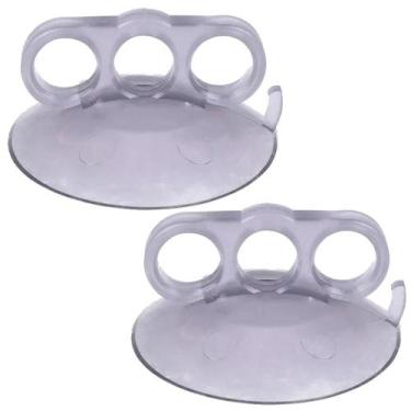 Imagem de Kit 2 Ventosa Garra 3 Dedos Cristal 110Mm Martelinho De Ouro - H Plást