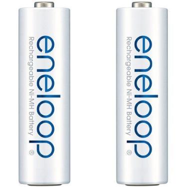 Imagem de 2 Pilhas AA Recarregáveis 2100x Panasonic Eneloop 2000mAh, 2