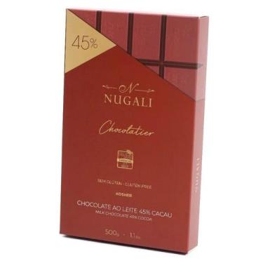 Imagem de Chocolate ao Leite 45% Cacau Nugali 500g