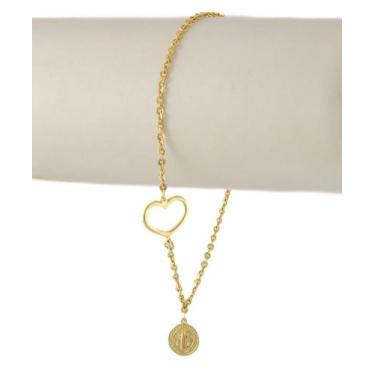 Imagem de Pulseira Feminina 2 Ouro 18k 750. Certificado de Garantia - JOIE JOIAS