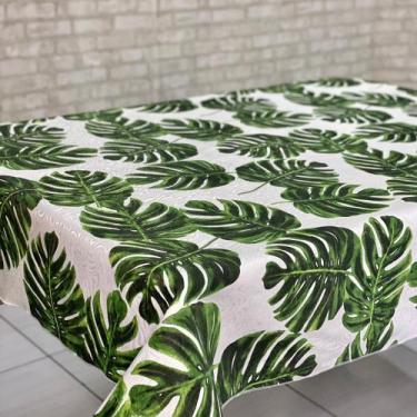 Imagem de Toalha de Mesa Retangular Para 6 Lugares Estampada Jacquard 1,40 x 2,2