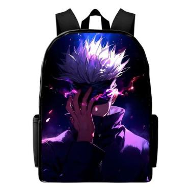 Imagem de Mochila Infantil Escolar Gojo O Guerreiro Mais Forte Casual Masculino 