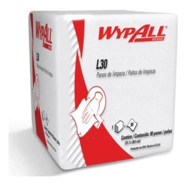 Imagem de Pano de Limpeza Wypall L30 c/90 unidades Kimberly Clark 