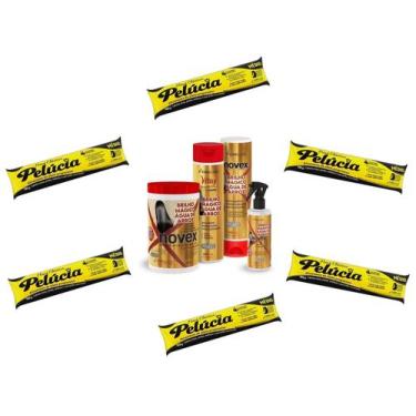 Imagem de Hene Gel Pelucia Preto Medio/Forte 06x180g Pouch/Bisnaga+Brilho Magico