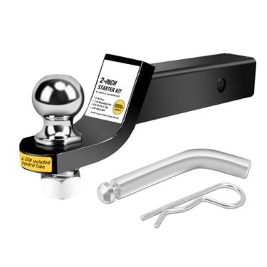 Imagem de BIG RED ATRLY2003U-1 Suporte de engate de reboque e bola: 5 cm compatível com bola/reciever, capacidade de 2,7 kg