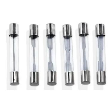 Imagem de Kit Com 10 Fusivel Vidro 5 Amperes - STORE AUTO