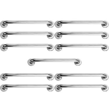 Imagem de Barra Alça Apoio 50cm Kit 11 Uni Idoso Gestante Cadeirante Pcd Acessib