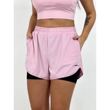 Imagem de Shorts Duplo Feminino Beach Sport - Rosado - HOTPLAY, G
