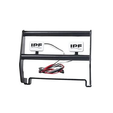 Imagem de Metal Front Bumper with LED Lights for TRX4 Blazer Bronco 1/10th RC Crawler Car Accessories (Black for Blazer)