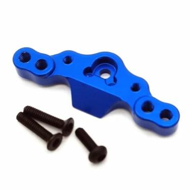 Imagem de Aluminum Front Camber Block Front Upper Arm Tie Rod Mount Blue for Losi 1/18 Mini-T 2.0 Mini-B LOS214005