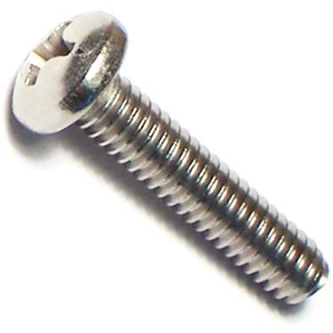 Imagem de Hard-to-Find Fastener 014973199302 Parafusos de máquina Phillips Pan, 8-32 x 3/4, Piece-100