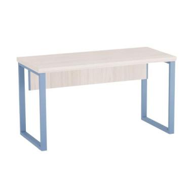 Imagem de Mesa Auxiliar Tubolar PE 40 Pandin 90 Cm Casablanca e Azul Dali