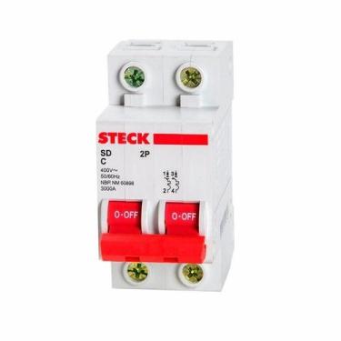 Imagem de Disjuntor DIN Bipolar 100A SDD2C100 10KA - STECK