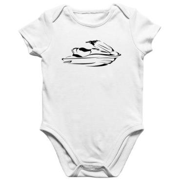 Imagem de Body Bebê Algodão Jet Ski - Foca na Moda, Branco, M