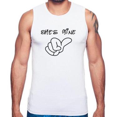 Imagem de Regata She's Mine - Foca na Moda, Branco, G