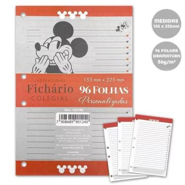 Imagem de Refil Fichário Colegial Mickey/Minnie 1841RE - DAC
